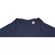 Theron damska bluza z kapturem zapinana na zamek , xs, niebieski