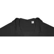 Theron damska bluza z kapturem zapinana na zamek , 3xl, czarny