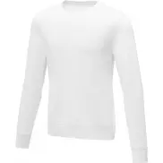Zenon męska bluza z okrągłym dekoltem , xs, biały