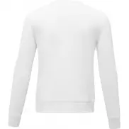 Zenon męska bluza z okrągłym dekoltem , s, biały