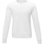 Zenon męska bluza z okrągłym dekoltem , 5xl, biały