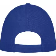 6-panelowa bawełniana czapka Drake z daszkiem typu trucker cap, niebieski