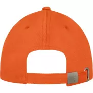 6-panelowa czapka Davis, pomarańczowy