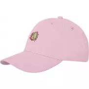 6-panelowa czapka Davis, różowy