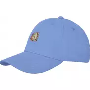 6-panelowa czapka Davis, niebieski