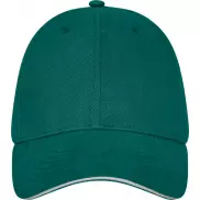 6-panelowa czapka baseballowa Darton, zielony