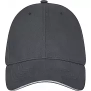 6-panelowa czapka baseballowa Darton, szary