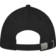 6-panelowa czapka baseballowa Darton, czarny
