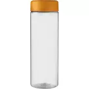 H2O Active® Vibe 850 ml screw cap water bottle, biały, pomarańczowy