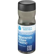 H2O Active® Eco Base 650 ml screw cap water bottle, szary, czarny