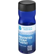 H2O Active® Eco Base 650 ml screw cap water bottle, niebieski, czarny