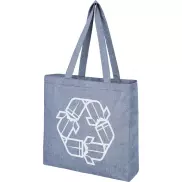 Pheebs poszerzana torba na zakupy z bawełny z recyclingu o gramaturze 210 g/m2, niebieski