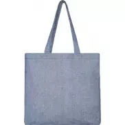 Pheebs poszerzana torba na zakupy z bawełny z recyclingu o gramaturze 210 g/m2, niebieski