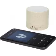 Głośnik Bluetooth® Kikai ze słomy pszenicznej, biały