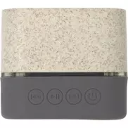 Głośnik Bluetooth® Aira ze słomy pszenicznej, biały