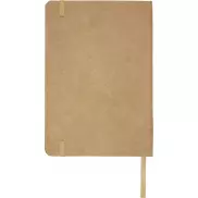 Notatnik Breccia w formacie A5 z papierem z kamienia, brazowy