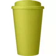 Kubek Americano® Eco z recyklingu o pojemności 350 ml z pokrywą odporną na zalanie, zielony