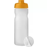 Shaker Baseline Plus o pojemności 650 ml, pomarańczowy, biały