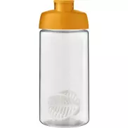 Shaker H2O Active Bop o pojemności 500ml, pomarańczowy, biały