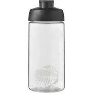 Shaker H2O Active Bop o pojemności 500ml, czarny, biały
