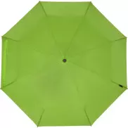 Składany wiatroodporny parasol 51 cm z PET z recyklingu Birgit, zielony