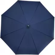 Wiatroodporny parasol golfowy 76 cm z PET z recyklingu Romee, niebieski