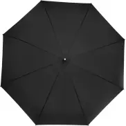 Wiatroodporny parasol golfowy 76 cm z PET z recyklingu Romee, czarny