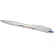 Honua długopis z plastiku PET z recyklingu , niebieski, biały