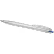 Honua długopis z plastiku PET z recyklingu , niebieski, biały