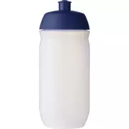 Bidon HydroFlex™ Clear o pojemności 500 ml, niebieski, biały