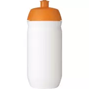Bidon HydroFlex™o pojemności 500 ml, pomarańczowy, biały
