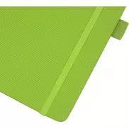 Notatnik w formacie A5 z papieru z recyklingu z okładką z plastiku z recyklingu Honua, zielony