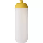 Bidon HydroFlex™ Clear o pojemności 750 ml, żółty, biały