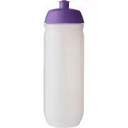 Bidon HydroFlex™ Clear o pojemności 750 ml, fioletowy, biały