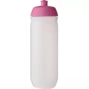 Bidon HydroFlex™ Clear o pojemności 750 ml, różowy, biały
