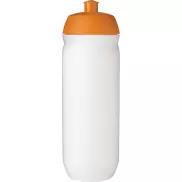 Bidon HydroFlex™ o pojemności 750 ml, pomarańczowy, biały