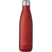 Cove Izolowana próżniowo butelka ze stali nierdzewnej o pojemności 500 ml, czerwony