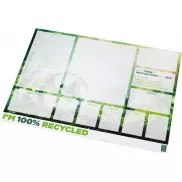 Notatnik Desk-Mate® w formacie A2 z materiałów z recyklingu, 25 pages, biały