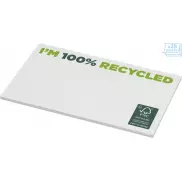 Karteczki samoprzylepne z recyklingu o wymiarach 127 x 75 mm Sticky-Mate®, 50 pages, biały