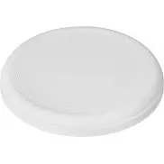 Crest frisbee z recyclingu, biały