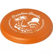 Crest frisbee z recyclingu, pomarańczowy