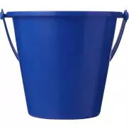 Wiaderko z łopatką Tides z plastiku z recyklingu, niebieski
