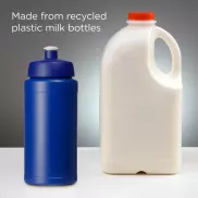 Baseline 500 ml butelka sportowa z recyklingu, niebieski