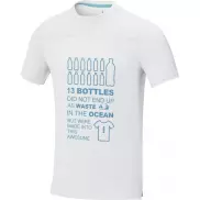 Borax luźna koszulka męska z certyfikatem recyklingu GRS, xs, biały