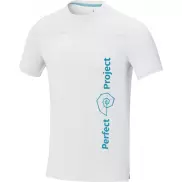 Borax luźna koszulka męska z certyfikatem recyklingu GRS, s, biały