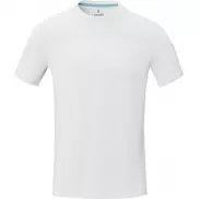 Borax luźna koszulka męska z certyfikatem recyklingu GRS, l, biały