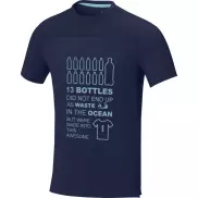 Borax luźna koszulka męska z certyfikatem recyklingu GRS, s, niebieski