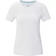 Borax luźna koszulak damska z certyfikatem recyklingu GRS, l, biały