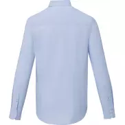Cuprite męska organiczna koszulka z długim rękawem z certyfikatem GOTS, xs, niebieski