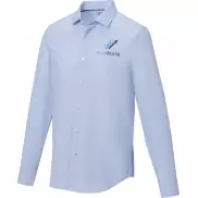 Cuprite męska organiczna koszulka z długim rękawem z certyfikatem GOTS, m, niebieski